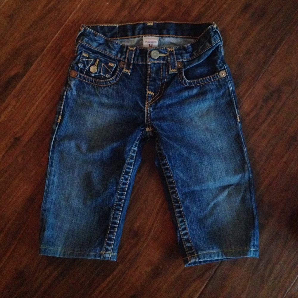 True Religion Size 8, cropped girls